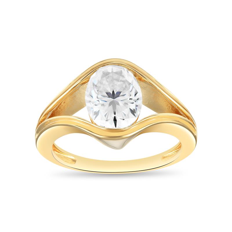Moissanite Star Ring